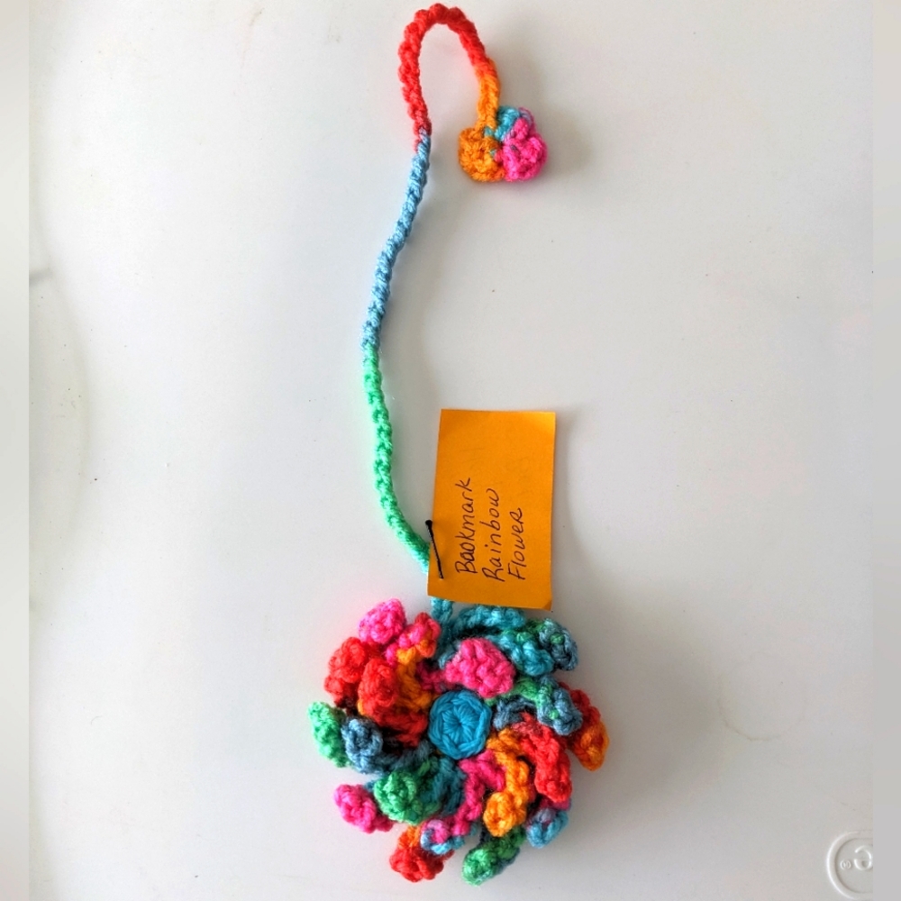 📓NEW Bookmark Flowers HAND CRAFTED Handmade Crochet